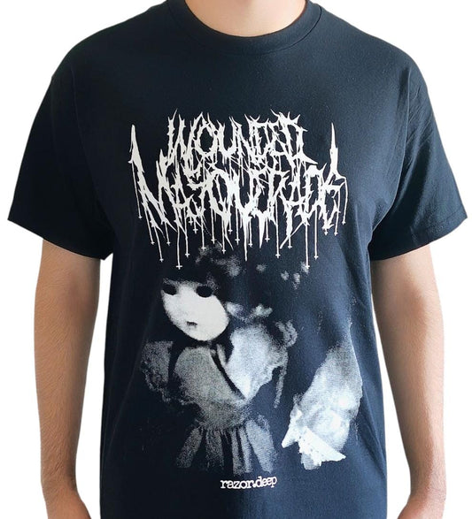Wounded Masquerade 'razor.deep' T-shirt