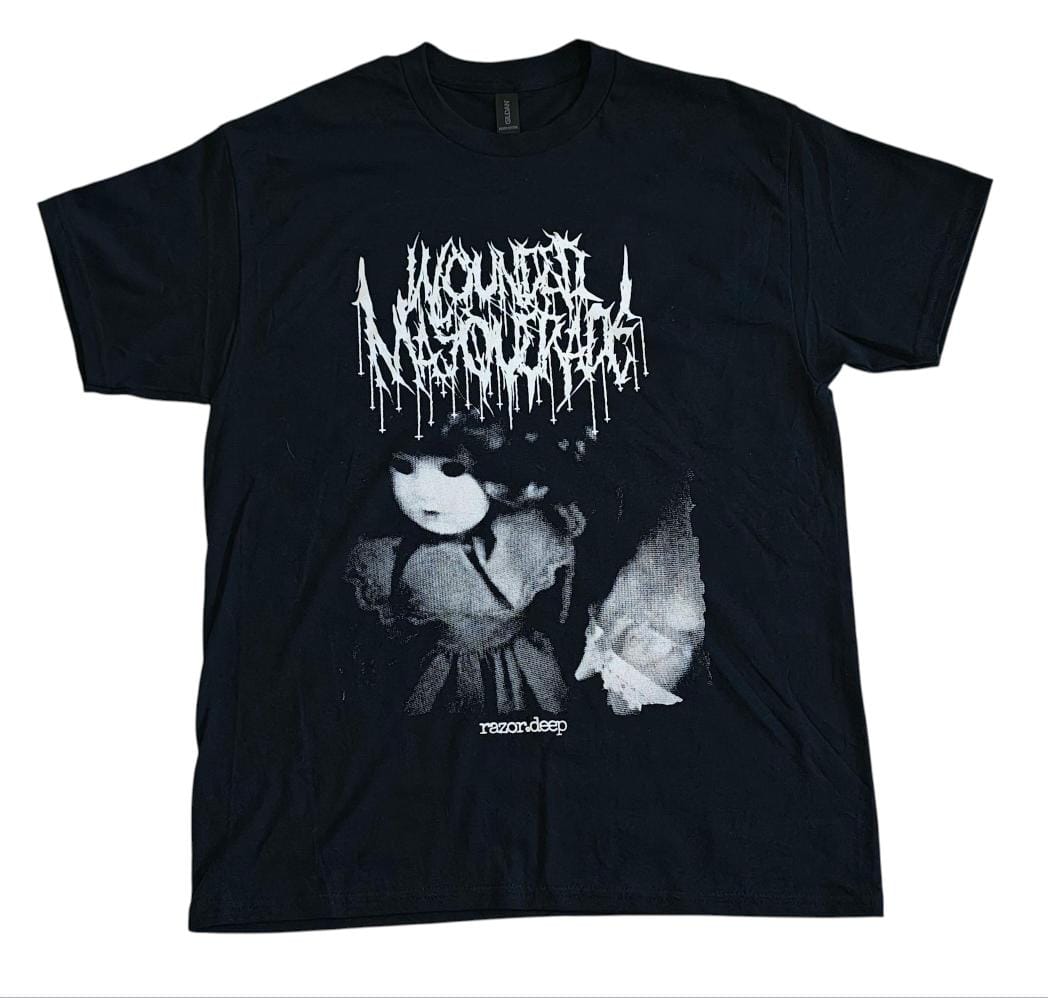 Wounded Masquerade 'razor.deep' T-shirt