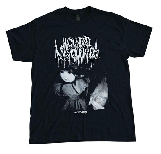 Wounded Masquerade 'razor.deep' T-shirt